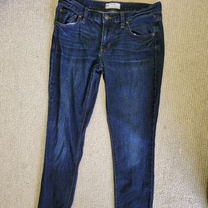 Skinny jeans dark wash